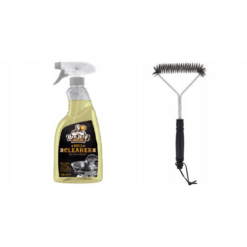UNIWERSALNY ŚRODEK CZYSZCZĄCY DO GRILLA BBQ 0,750 ml + szczotka płaska FREE