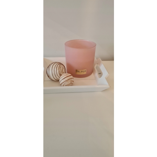 Świeca zapachowa w szkle 270 g INSPIRED ROSE wieko