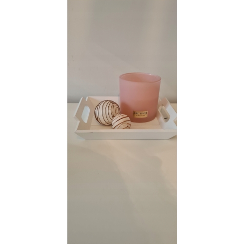 Świeca zapachowa w szkle 270 g INSPIRED ROSE wieko