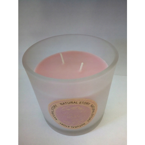 Świeca zapachowa w szkle 270 g INSPIRED ROSE wieko