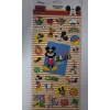NAKLEJKI ARKUSZ x 2 MICKEY MOUSE OK 50 NAKLEJEK 15
