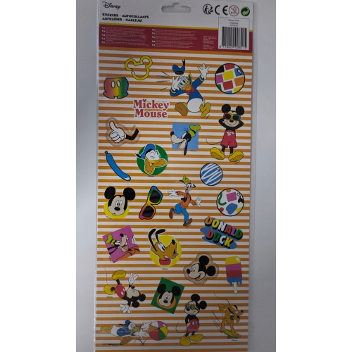 NAKLEJKI ARKUSZ x 2 MICKEY MOUSE OK 50 NAKLEJEK 15