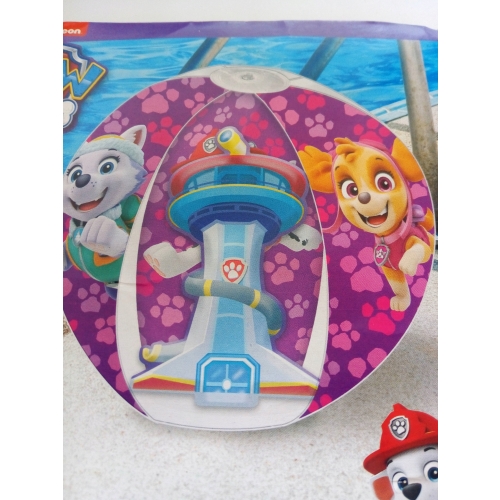 Piłka plażowa dmuchana wzór PAW PATROL SKYE 3D