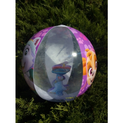 Piłka plażowa dmuchana wzór PAW PATROL SKYE 3D