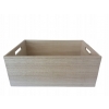 Organizer pojemnik box drewniany wielofunkcyjny na drobiazgi 36x26x18 cm L