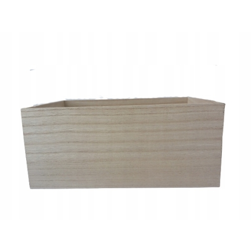 Organizer pojemnik box drewniany wielofunkcyjny na drobiazgi 36x26x18 cm L