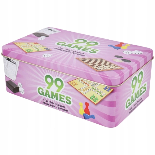 ZESTAW GIER W PUSZCE 99 w 1 CHIŃCZYK WARCABY KOŚCI