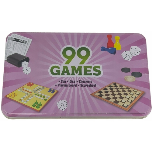 ZESTAW GIER W PUSZCE 99 w 1 CHIŃCZYK WARCABY KOŚCI