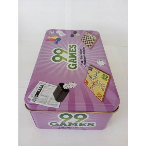 ZESTAW GIER W PUSZCE 99 w 1 CHIŃCZYK WARCABY KOŚCI
