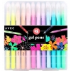 DŁUGOPISY ŻELOWE KOLOROWE BROKAT PASTEL NEON METALICZNE BOX 48 SZTUK AVEC