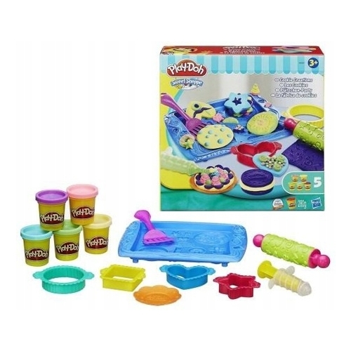 Ciastolina PlayDoh PLAY-DOH cookies słodkie ciasteczka Hasbro 5 TUB B0307