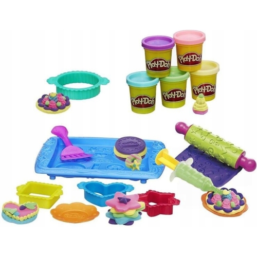 Ciastolina PlayDoh PLAY-DOH cookies słodkie ciasteczka Hasbro 5 TUB B0307