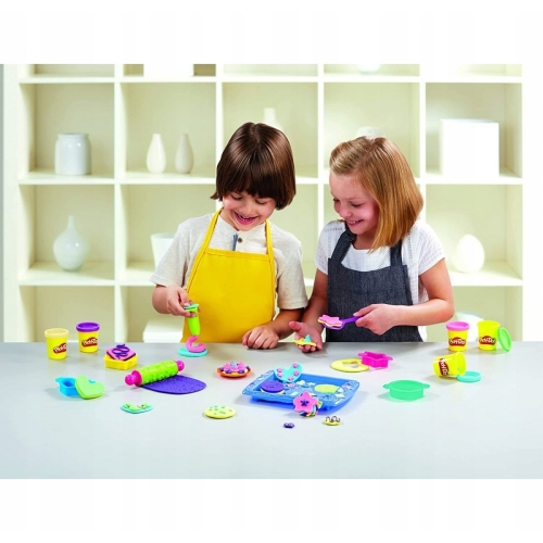 Ciastolina PlayDoh PLAY-DOH cookies słodkie ciasteczka Hasbro 5 TUB B0307