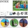 MATERAC WELUROWY DWUOSOBOWY DUŻY MOCNY 191x137x25 CM + POMPKA INTEX 64758