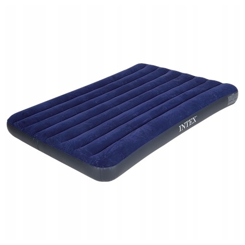 MATERAC WELUROWY DWUOSOBOWY DUŻY MOCNY 191x137x25 CM + POMPKA INTEX 64758