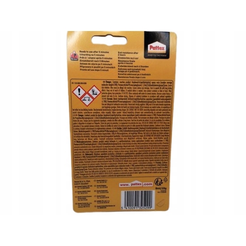 Klej epoksydowy 2-składnikowy Pattex 10 g mocny