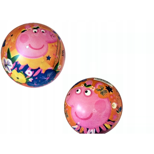 Piłka gumowa dmuchana John 13 cm ŚWINKA PEPPA