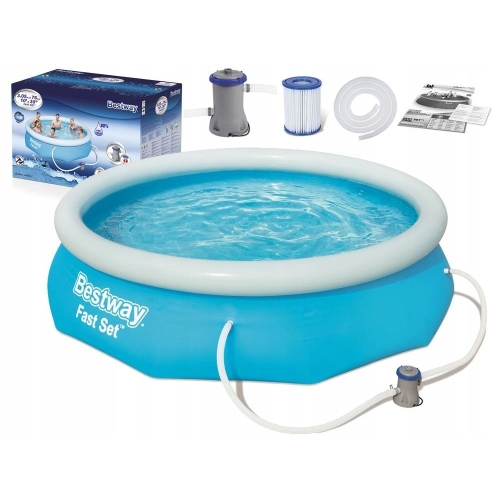 Basen ogrodowy BESTWAY 305x76 rozporowy z pompką