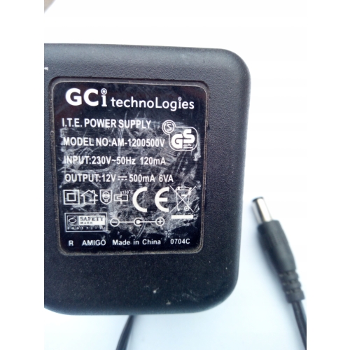 ZASILACZ NISKONAPIĘCIOWY MODEL AM-1200500V 12V