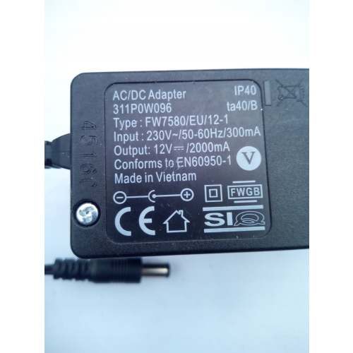 ZASILACZ NISKONAPIĘCIOWY MODEL FW7580/EU/12-1 12V