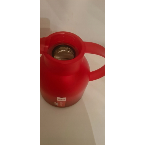 TEFAL SAMBA Czerwony TERMOS KONFERENCYJNY szklany wkład 1L Dzbanek z rączką