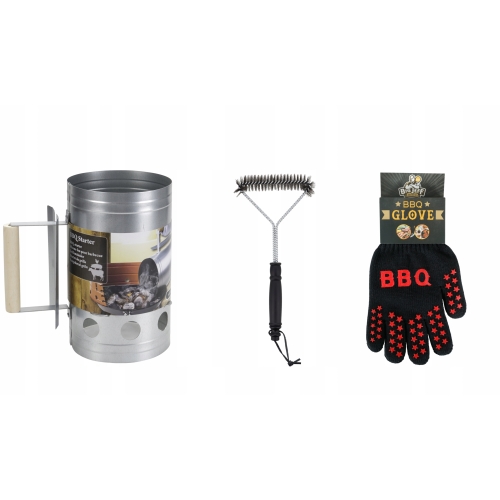 Szczotka do grilla skrobak Absolu Chic 10cm uchwyt