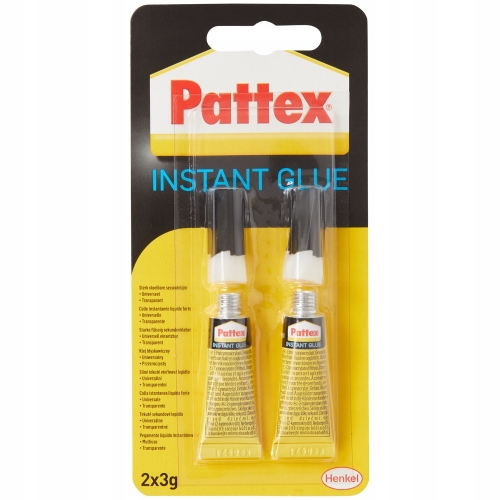 Klej błyskawiczny Pattex 2x3 g przezroczysty mocny