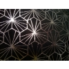 OBRUS AKSAMITNY GLAMOUR 145 X 250CM CZARNO SREBRNY
