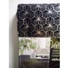 OBRUS AKSAMITNY GLAMOUR 145 X 250CM CZARNO SREBRNY