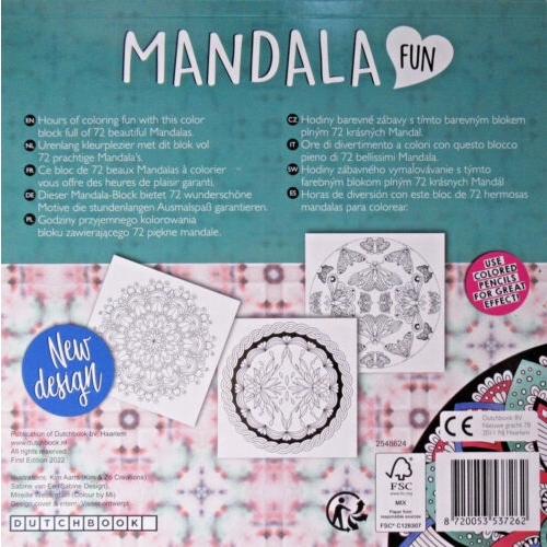 MANDALA KOLOROWANKA ANTYSTRESOWA DLA DOROSŁYCH 262