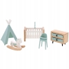 MEBELKI DO DOMKU DLA LALEK SYPIALNIA BEDROOM akcesoria MINI MATTERS