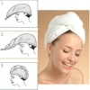 RĘCZNIK TURBAN DO WŁOSÓW Z MIKROFIBRY biały