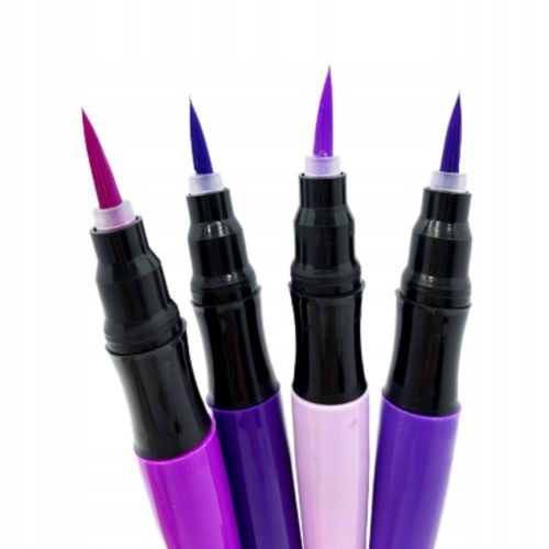 FLAMASTRY PISAKI AKWARELOWE BRUSH PENS 4 szt 785