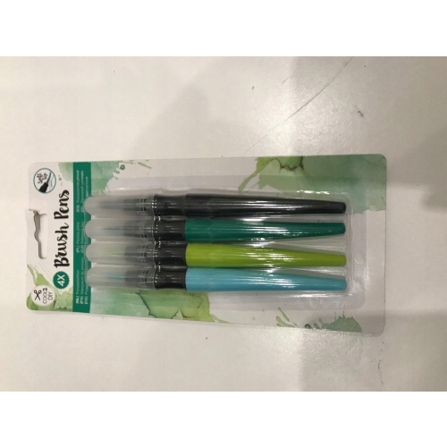 FLAMASTRY PISAKI AKWARELOWE BRUSH PENS 4 szt 785