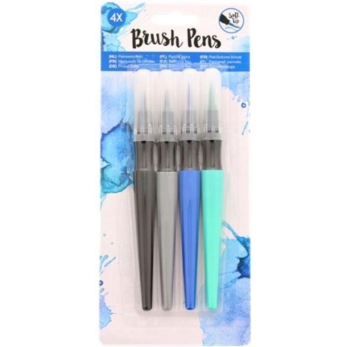FLAMASTRY PISAKI AKWARELOWE BRUSH PENS 4 szt 785