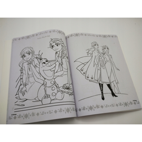 KOLOROWANKA DISNEY MEGA COLOR FROZEN II z naklejkami Olaf Elza Anna Sveen