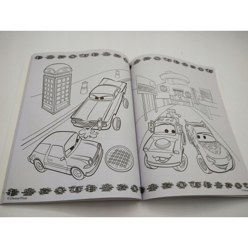 KOLOROWANKA MEGA COLOR naklejki Disney PIXAR Cars