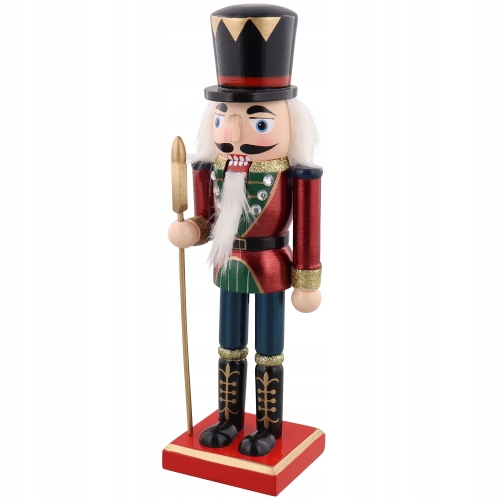 DZIADEK DO ORZECHÓW ŻOŁNIERZ z mieczem 25 CM blue
