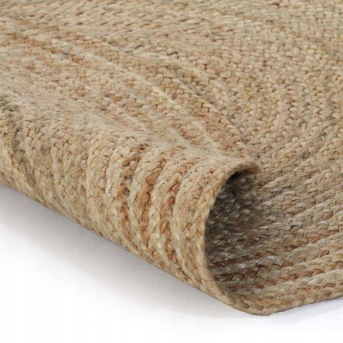 DYWAN Z JUTY OKRĄGŁY 90 CM SKANDYNAWSKI STYL 797