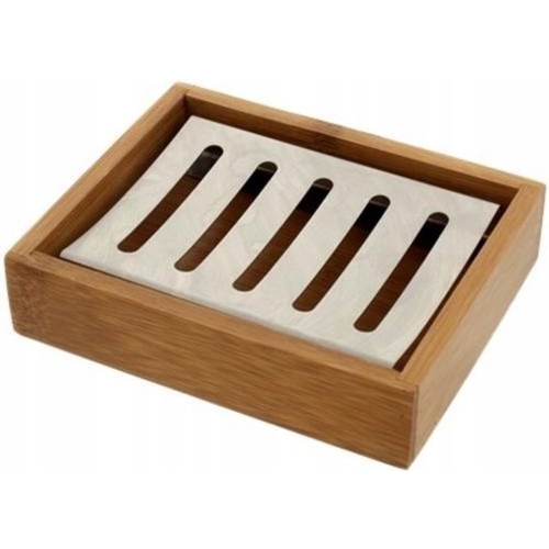 Mydelniczka drewniana bambusowa BAMBOO SOAP BOX