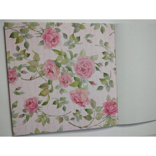 Papier do rękodzieła Craft 50 arkuszy Rose Garden