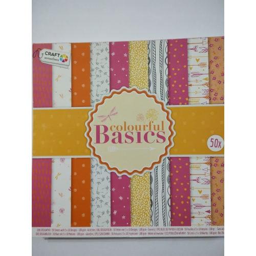Papier do rękodzieła Craft 50 arkuszy Boho Dream