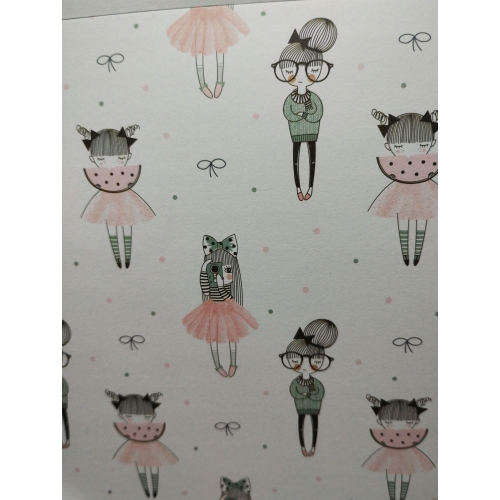 Papier do rękodzieła Craft 50 arkuszy Green Jungle