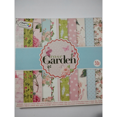 Papier do rękodzieła Craft 50 arkuszy Green Jungle
