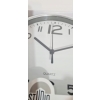 WALL CLOCK STUDIO HOME ZEGAR ŚCIENNY 19 cm SILVER