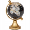 GLOBUS DEKORACYJNY 9,5 x 8,5 x 14,5 cm BLACK GOLD
