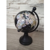 GLOBUS DEKORACYJNY 9,5 x 8,5 x 14,5 cm BLACK GOLD