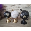 GLOBUS DEKORACYJNY 9,5 x 8,5 x 14,5 cm BLACK GOLD