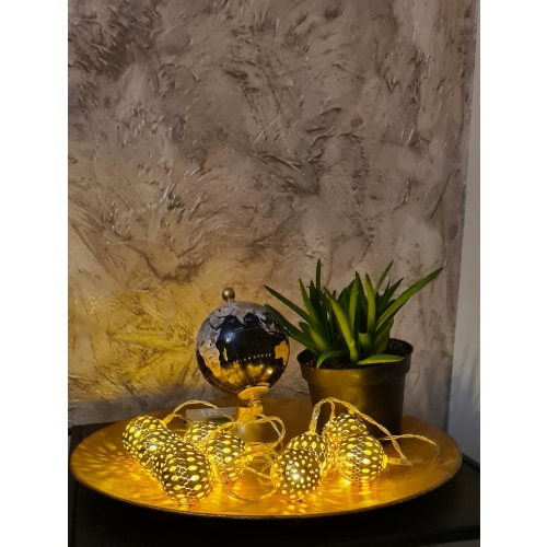 LAMPKI LED BOMBKI NA BATERIE GIRLANDA MIEDZIANE