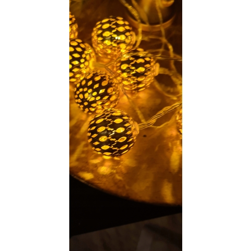 LAMPKI LED BOMBKI NA BATERIE GIRLANDA MIEDZIANE